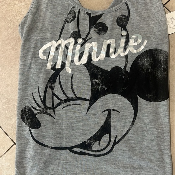 NWT Disney Minnie Mouse Open Back Tank - Picture 2 of 7